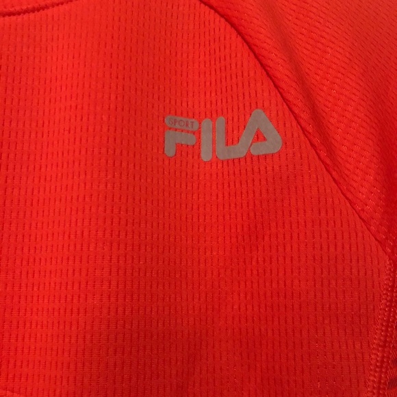 FILA Athletic T-Shirt - Bright Orange/Red - Picture 4 of 6